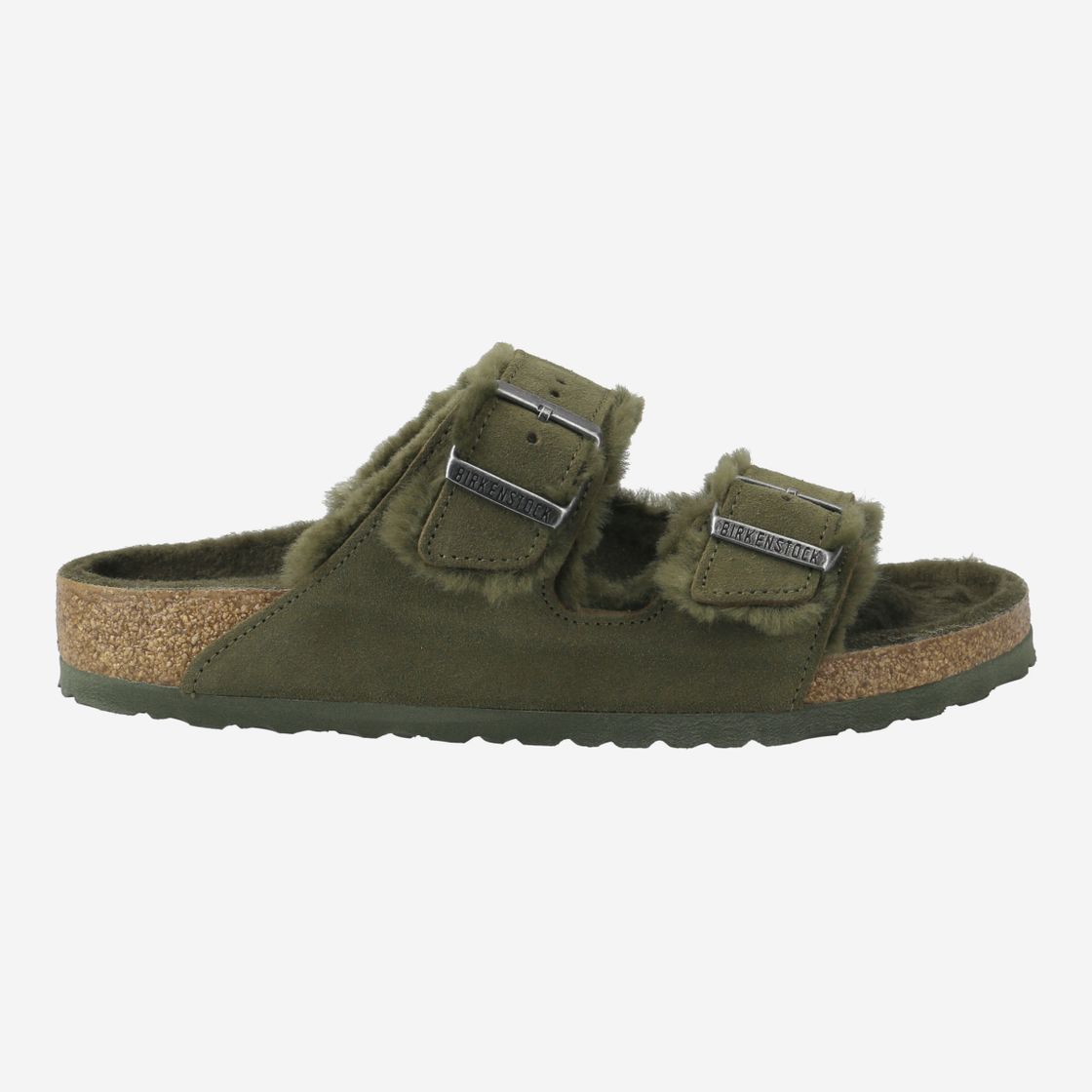 birkenstock ARIZONA SHEARLING - Grün - Rückansicht