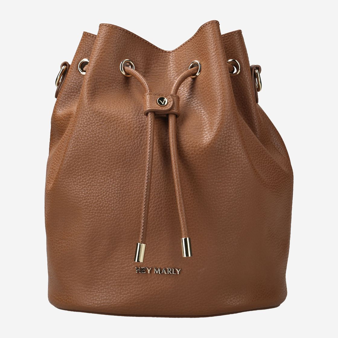 Hey Marley BUCKET BAG - Braun - Frontansicht