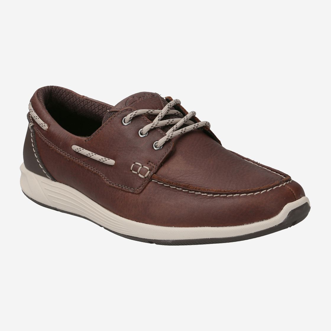 Clarks ATL Sail - Braun - Frontansicht