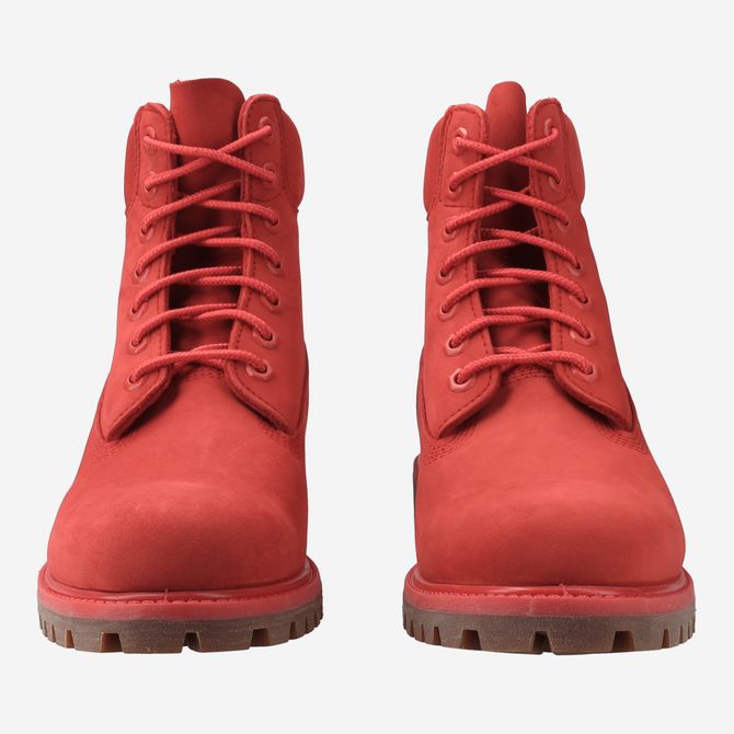 Timberland A5VEW 6 Inch Premium AURA ORAN - Rot - Frontansicht