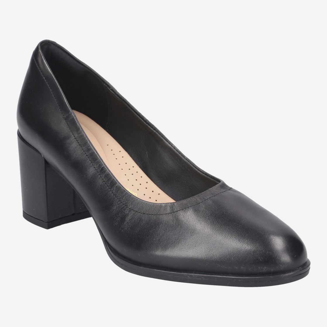 Clarks Freva55 Court - Schwarz - Frontansicht