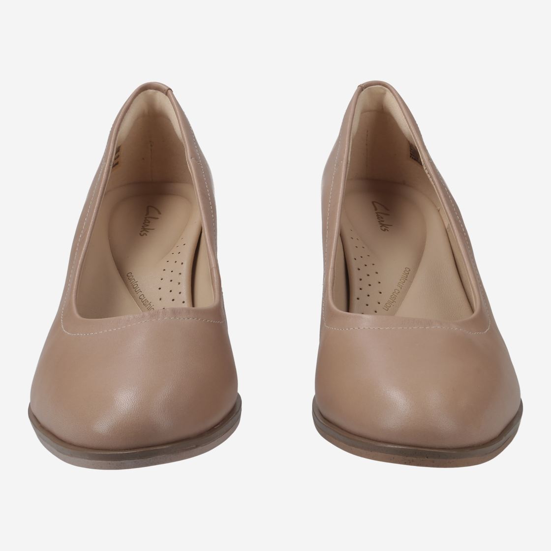 Clarks Freva55 Court - Beige / Praline - Frontansicht