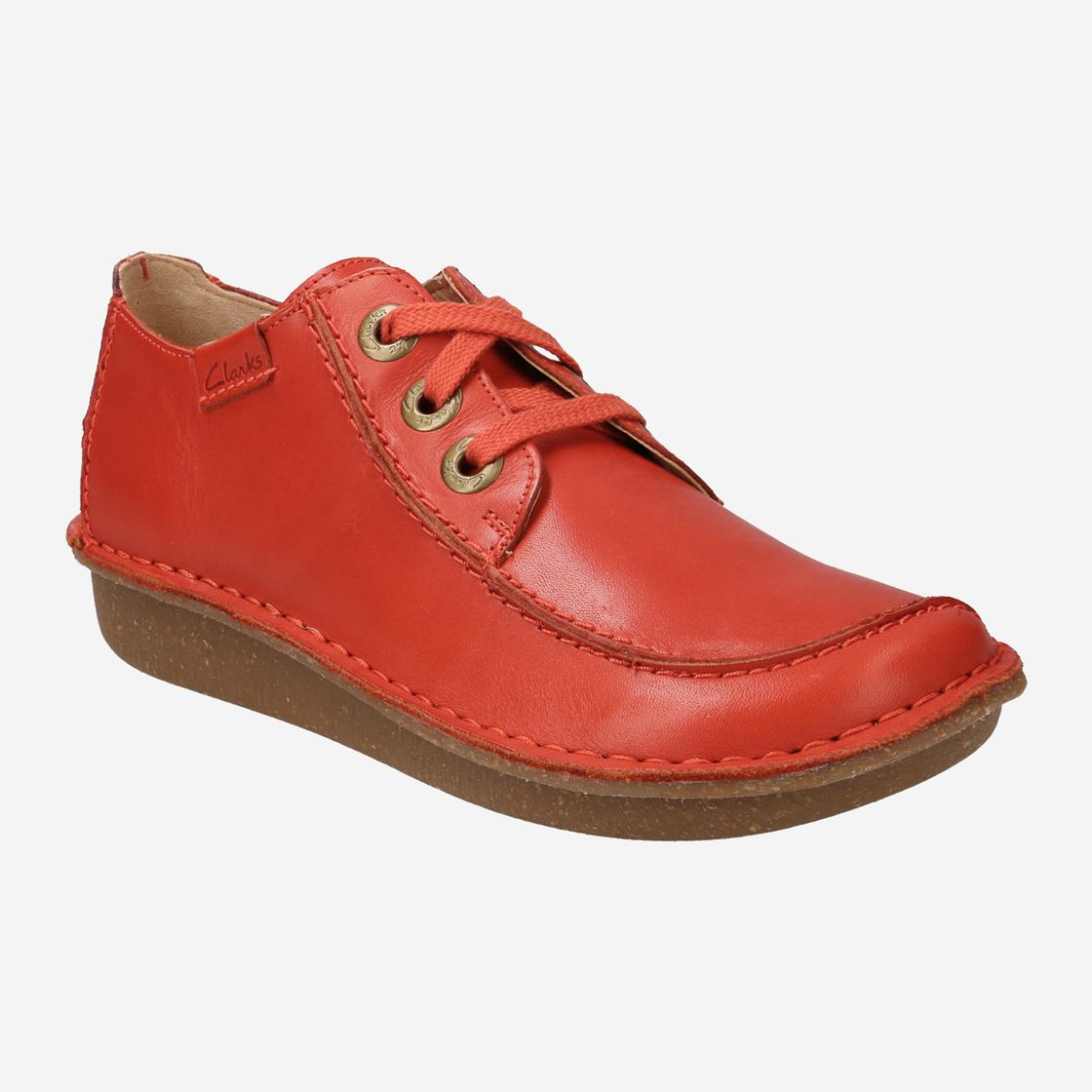 Clarks Funny Dream Grenadine - Rot/ Grenadine - Frontansicht