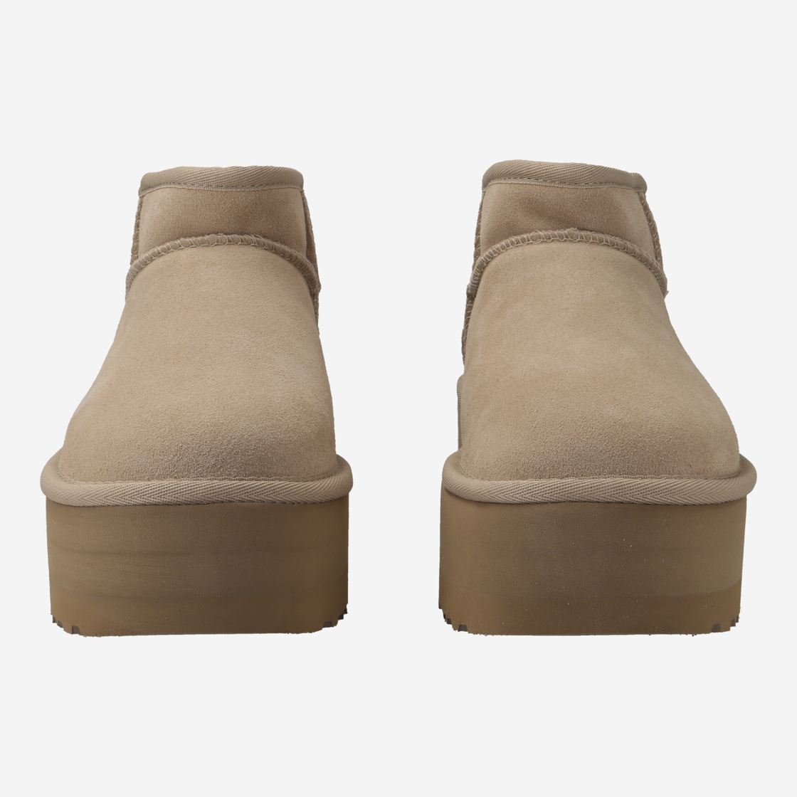 UGG australia CLASSIC ULTRA MINI PLATFORM - Beige - Frontansicht