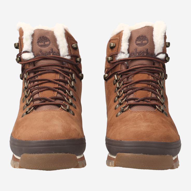 Timberland A2KE7 Euro Hiker WP Fur Lined - Braun - Frontansicht