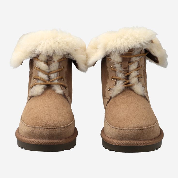 Hey Marley WINTERBOOT COZY - Braun/ Chestnut - Frontansicht
