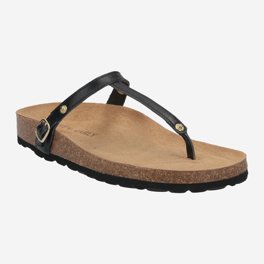 Hey Marley BASE SANDAL - Schwarz - Frontansicht