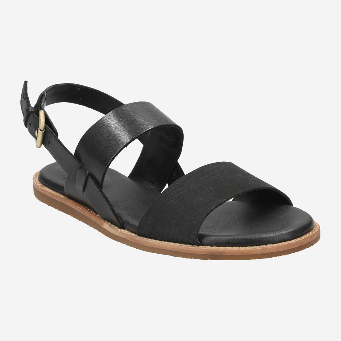 Clarks Karsea Strap - Schwarz - Frontansicht