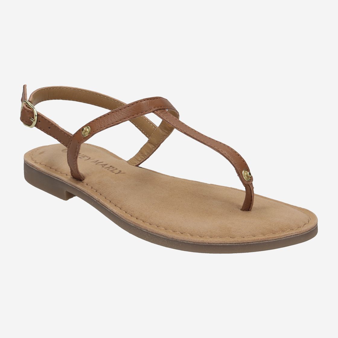 Hey Marley BASE SANDAL - Braun - Frontansicht