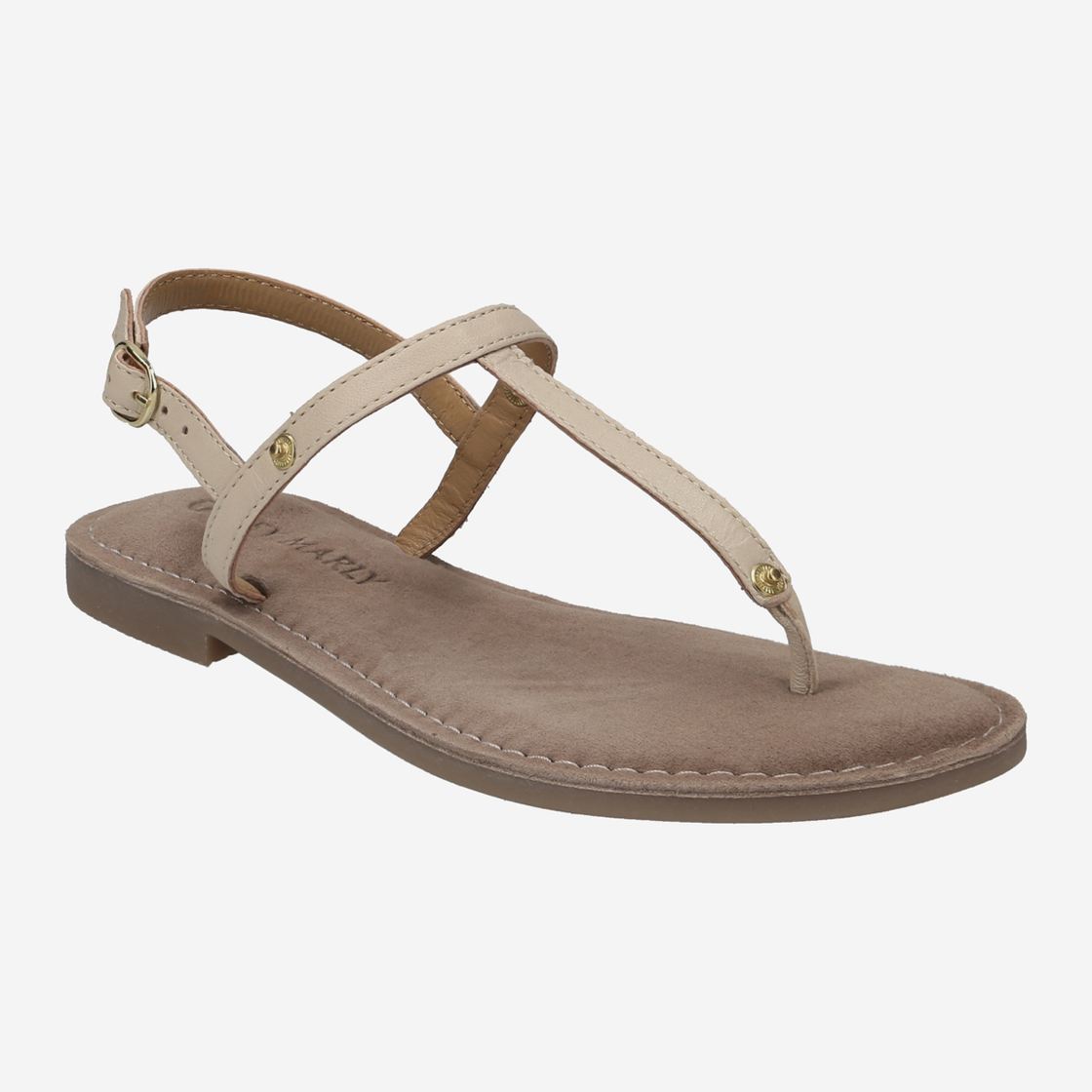 Hey Marley BASE SANDAL - Taupe - Frontansicht