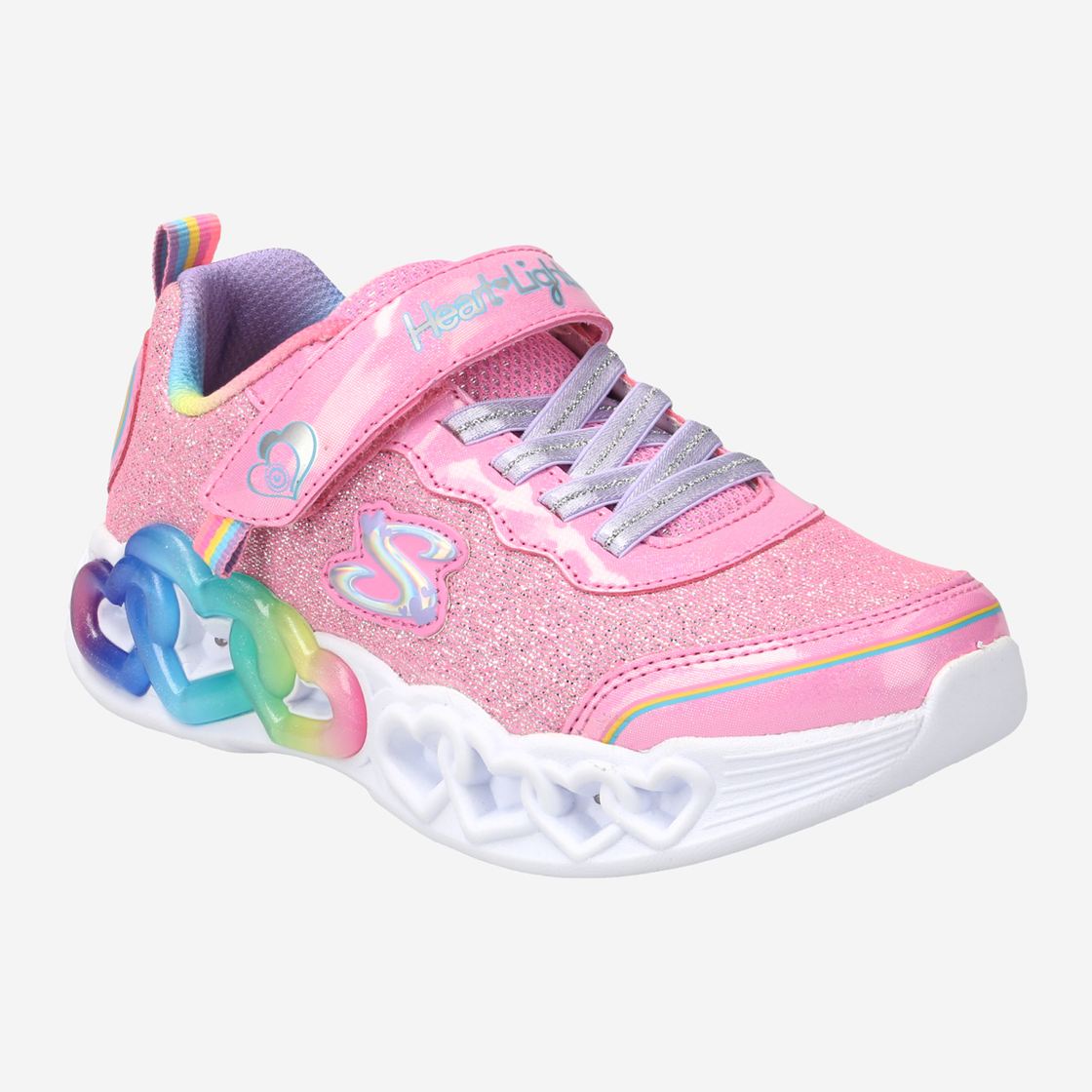 Skechers INFINITE HEART LIGHTS - Pink - Frontansicht