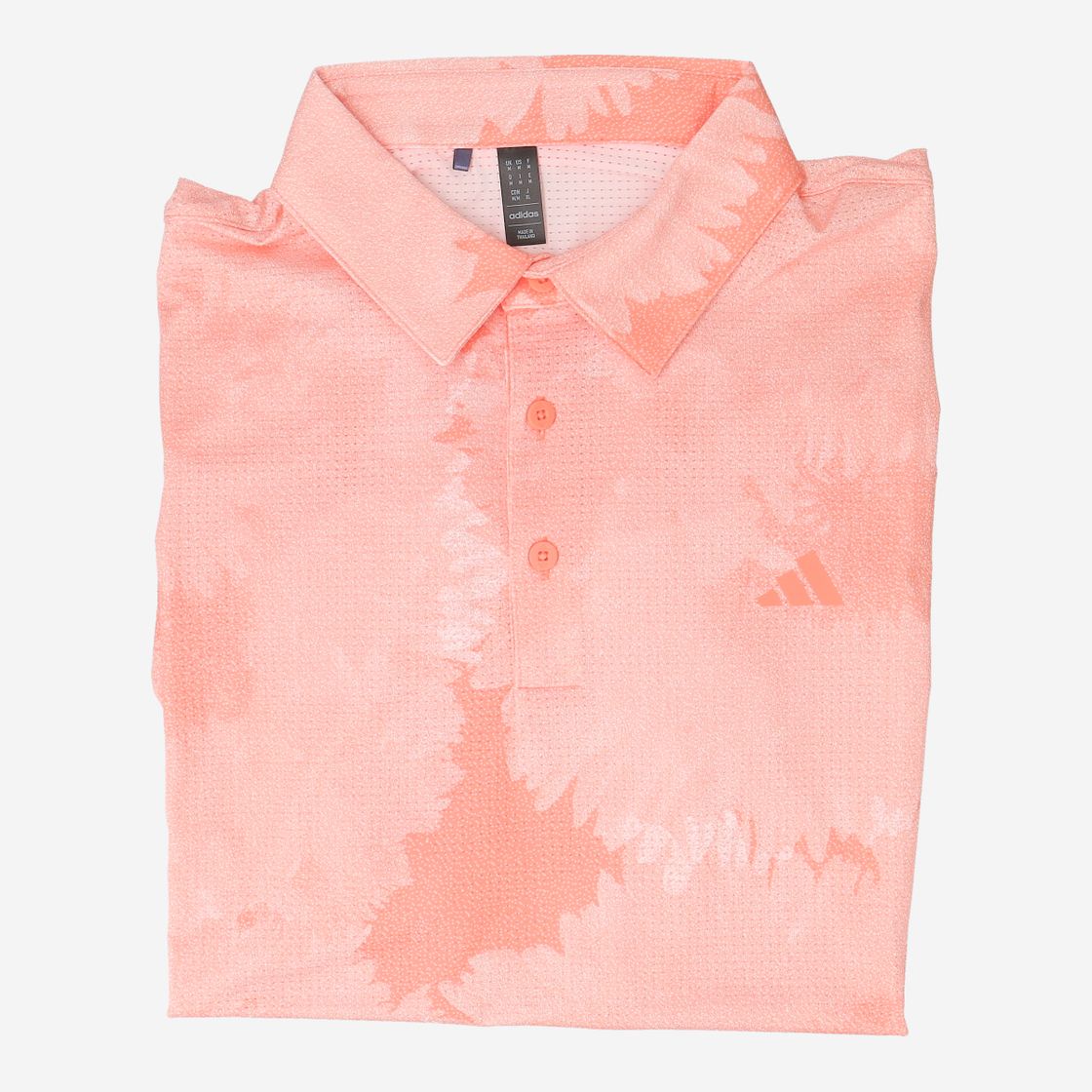 FLOWER MESH POLO - Orange - Frontansicht