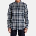 Timberland A6GJW LS Heavy Flannel Check D - Blau, kombiniert - Frontansicht