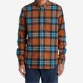 Timberland A6GKH LS Heavy Flannel Plaid A - Bunt/ Cognac/ Blau - Frontansicht