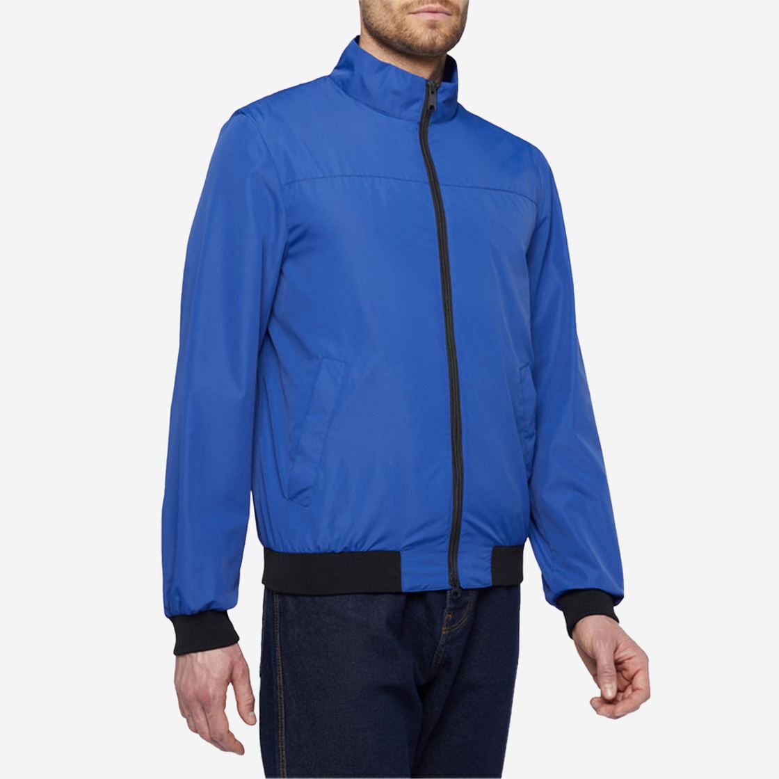 Geox JHARROD BOMBER - Blau - Frontansicht