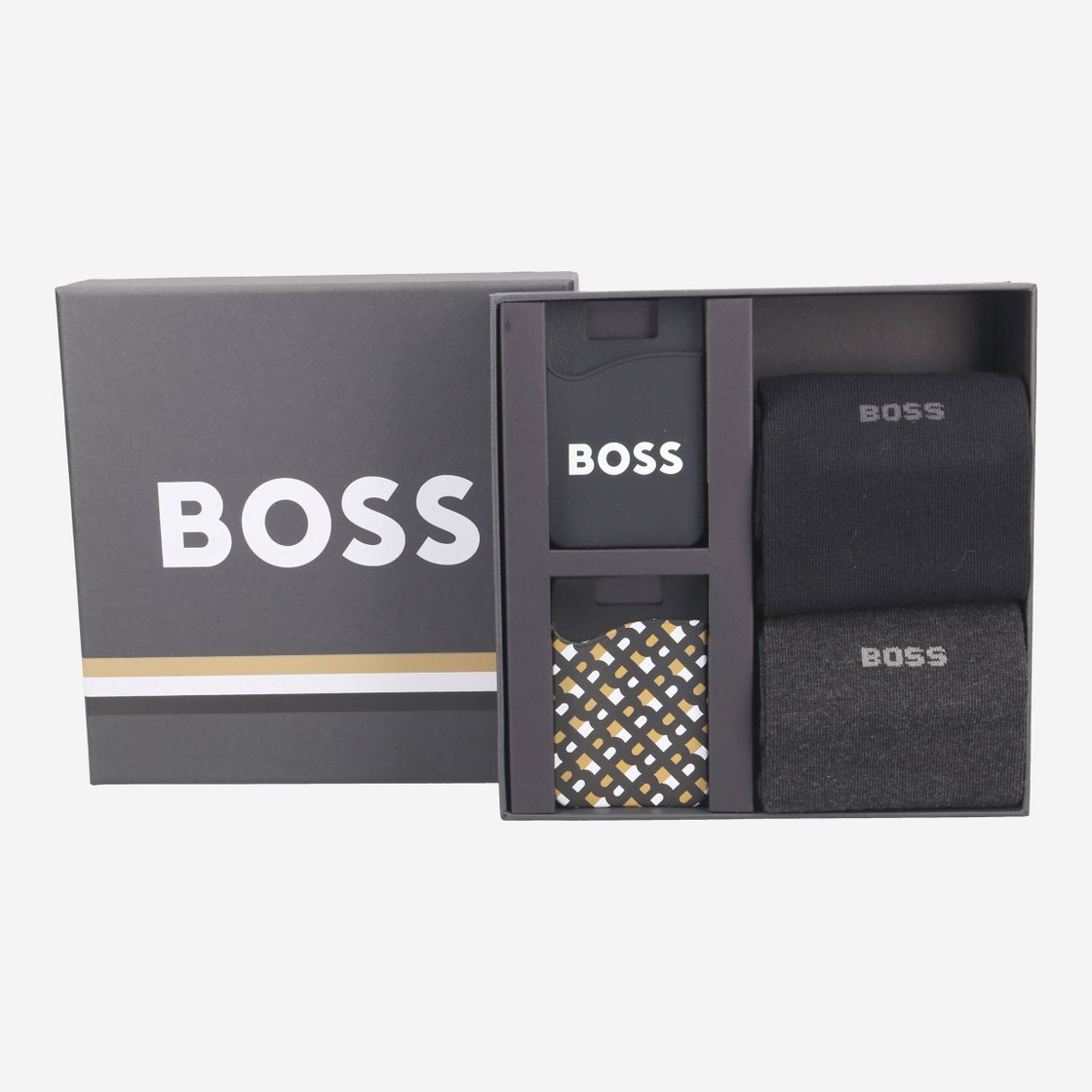 Boss 2P RSGIFTSET CARD CC - Schwarz, kombiniert - Frontansicht