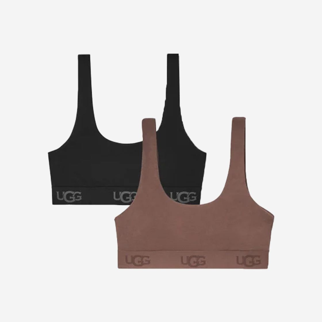 UGG australia GWENDOLYNN BRALETTE 2 PACK - Schwarz, kombiniert - Frontansicht