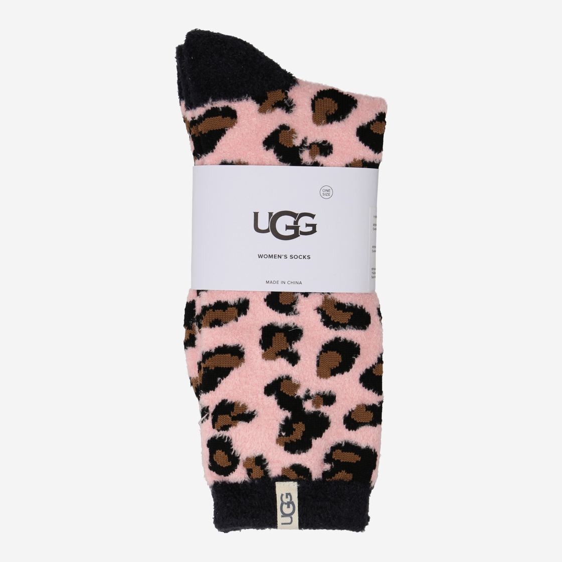 UGG australia LESLIE GRAPHIC CREW SOCK - Rose - Frontansicht