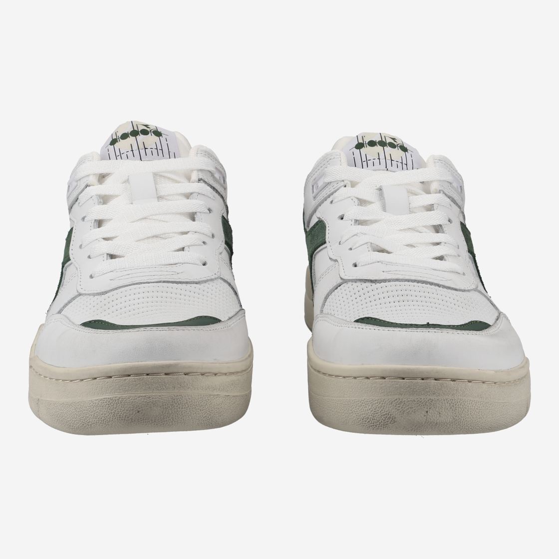 Diadora MI BASKET LOW USED - Weiß - Frontansicht