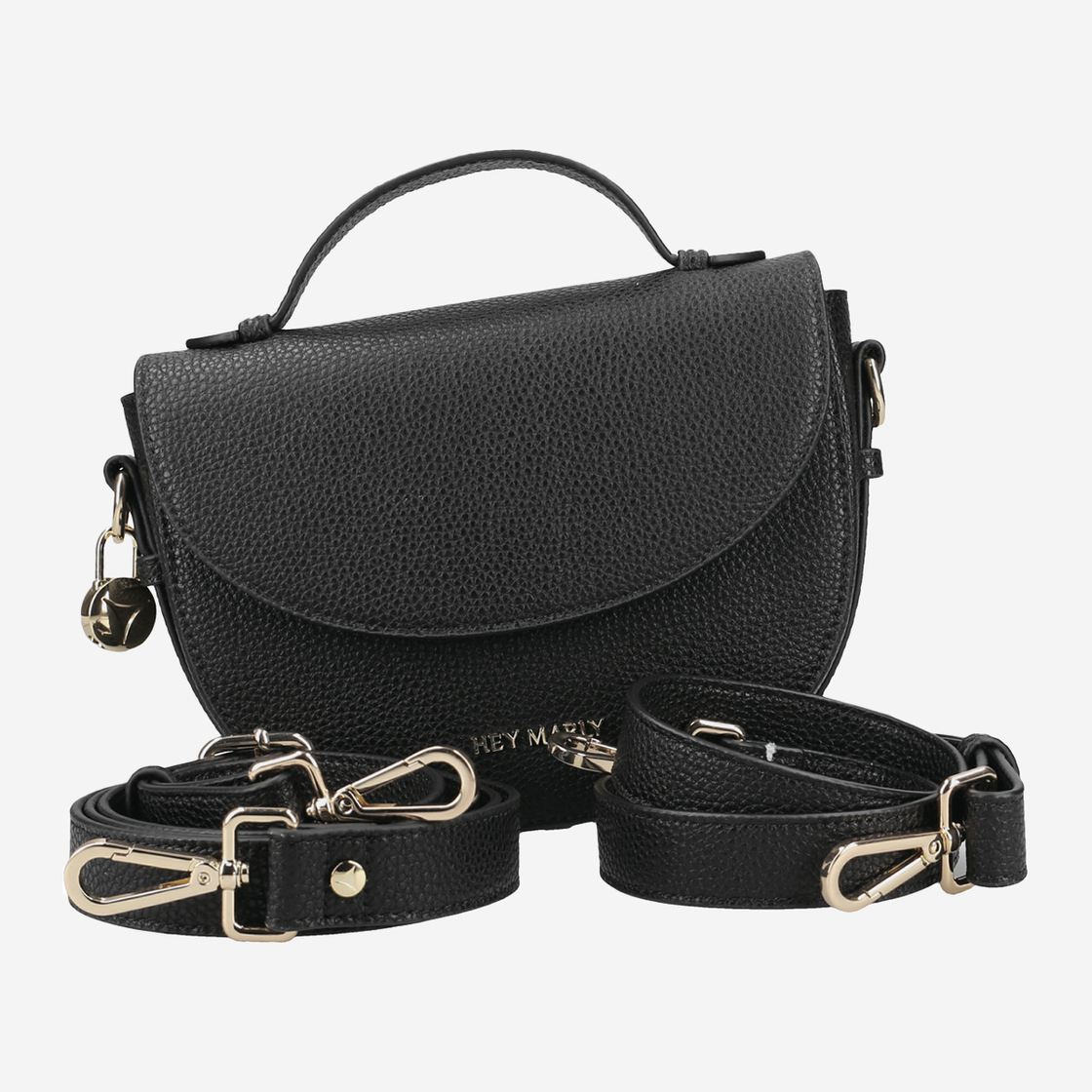 Hey Marley HALF MOON BAG - Schwarz - Seitenansicht