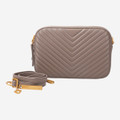 Les Visionnaires LOLA QUILTING - Taupe - Seitenansicht