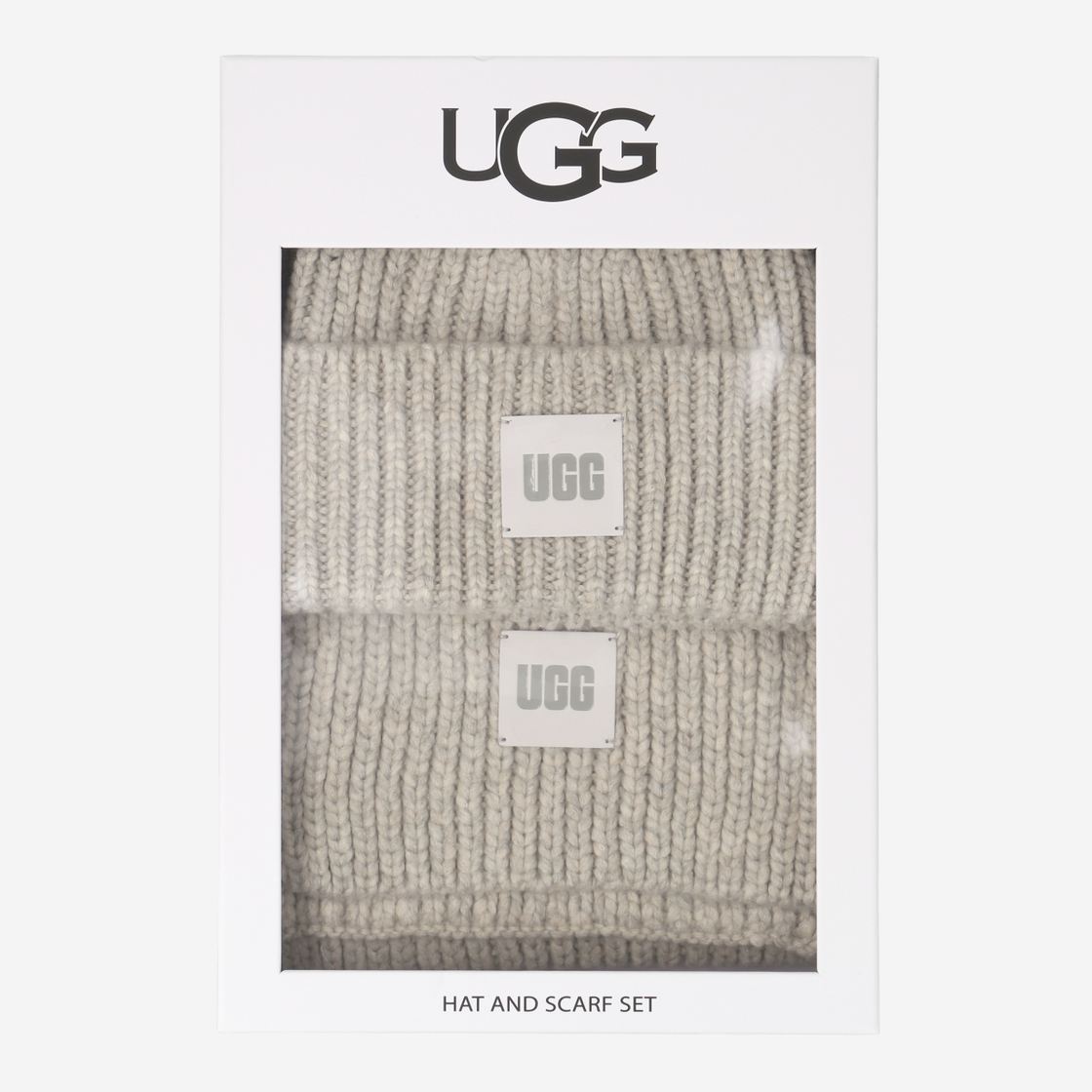 UGG australia CHUNKY RIB KNIT SET - Grau - Seitenansicht