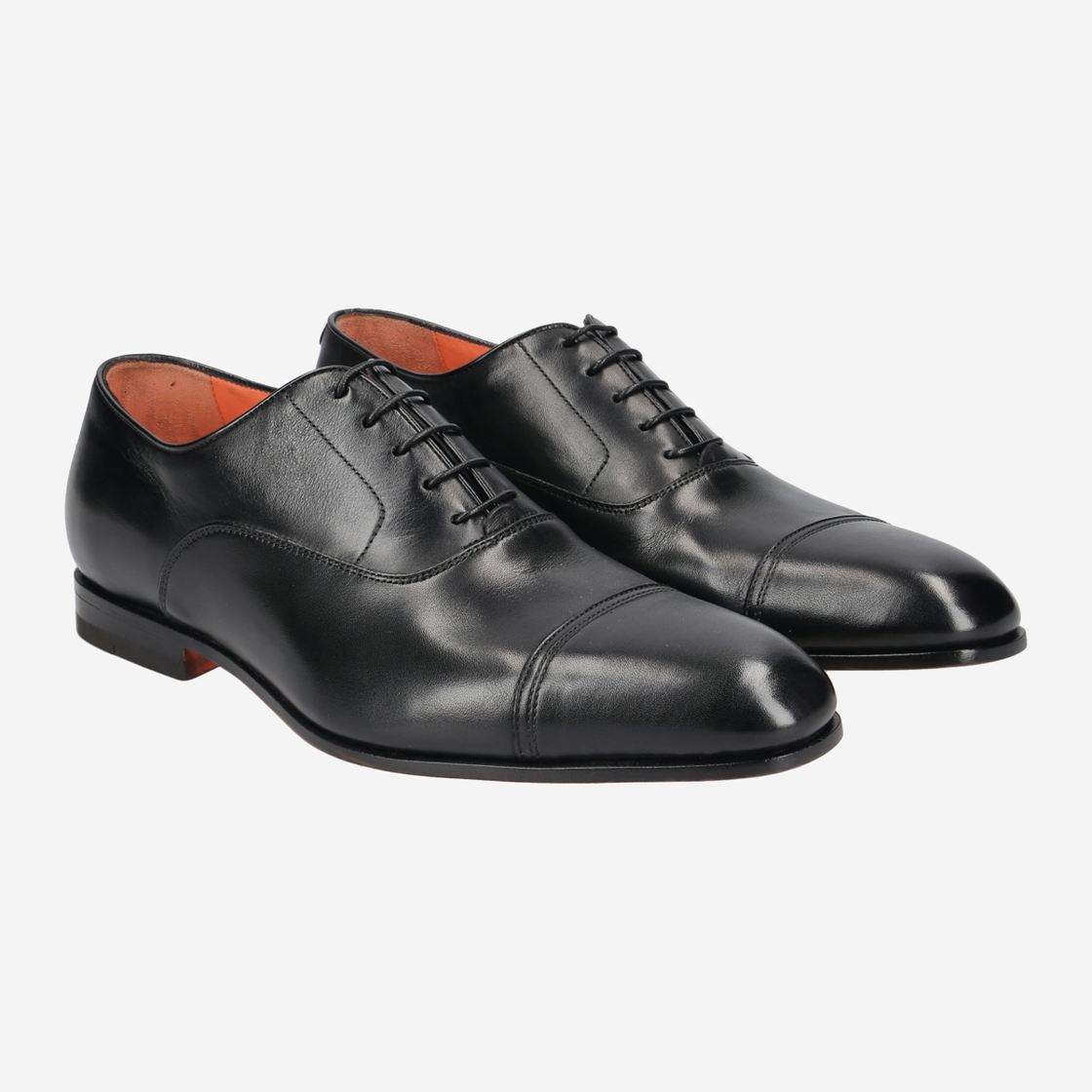 Santoni 17801 N01 - Schwarz - Seitenansicht