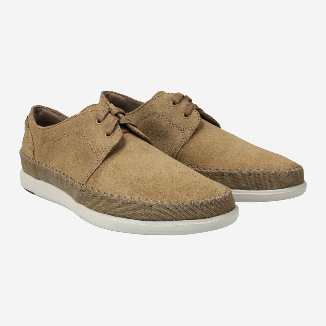 Clarks Bratton Lo - Beige - Seitenansicht