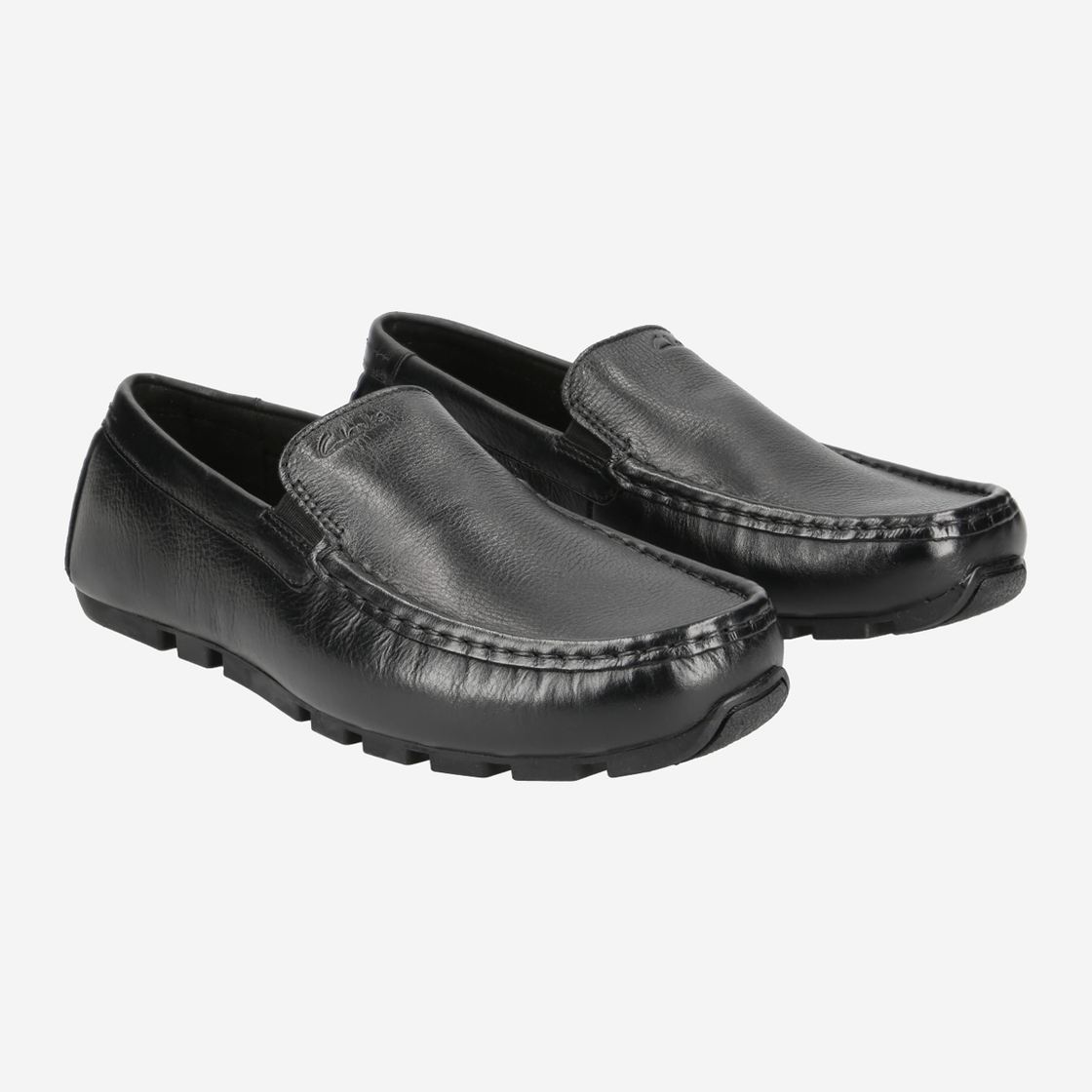 Clarks Oswick Plain - Schwarz - Seitenansicht