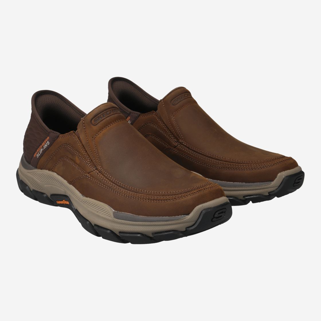 Skechers RESPECTED - Braun - Seitenansicht