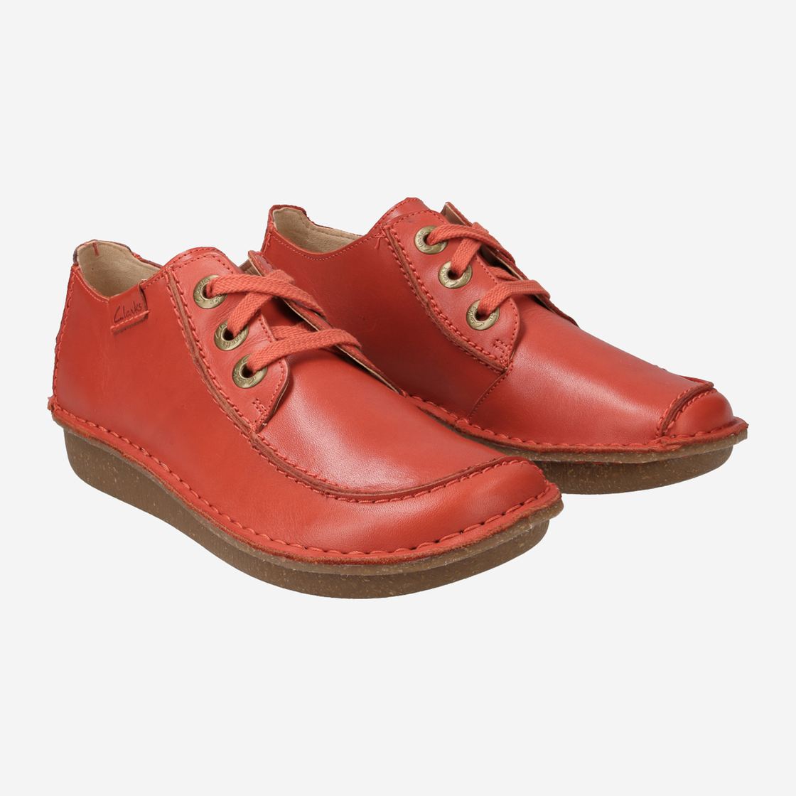 Clarks Funny Dream Grenadine - Rot/ Grenadine - Seitenansicht