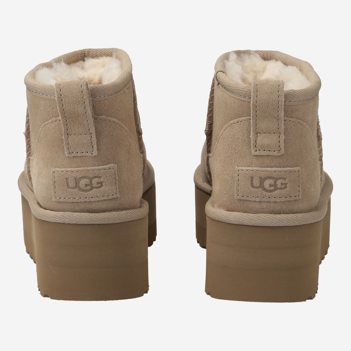 UGG australia CLASSIC ULTRA MINI PLATFORM - Beige - Seitenansicht