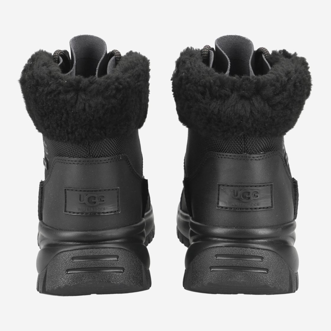 UGG australia YOSE FLUFF V2 - Schwarz - Seitenansicht