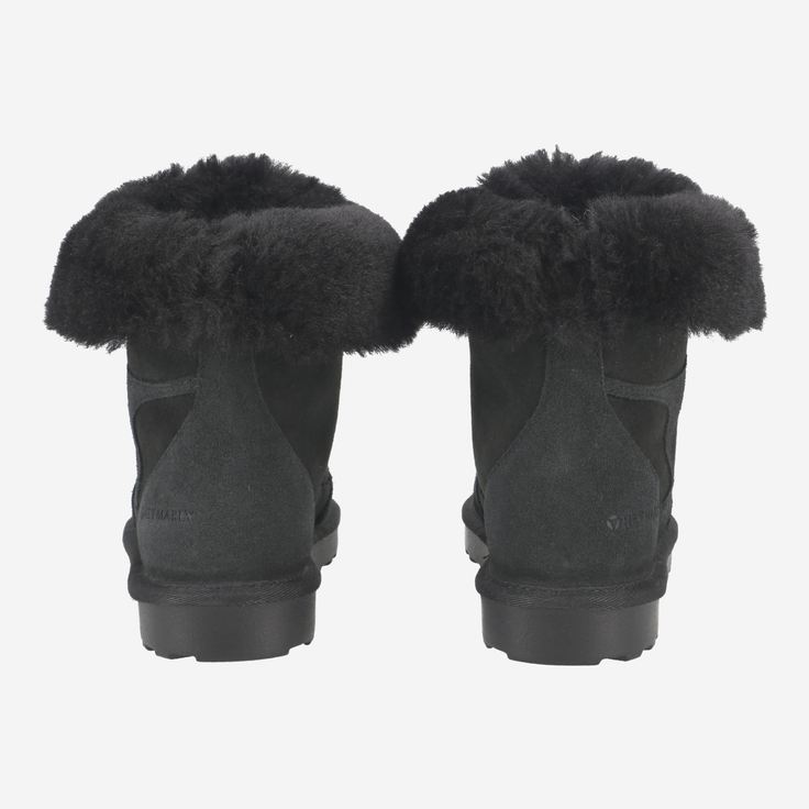 Hey Marley WINTERBOOT COZY - Schwarz - Seitenansicht