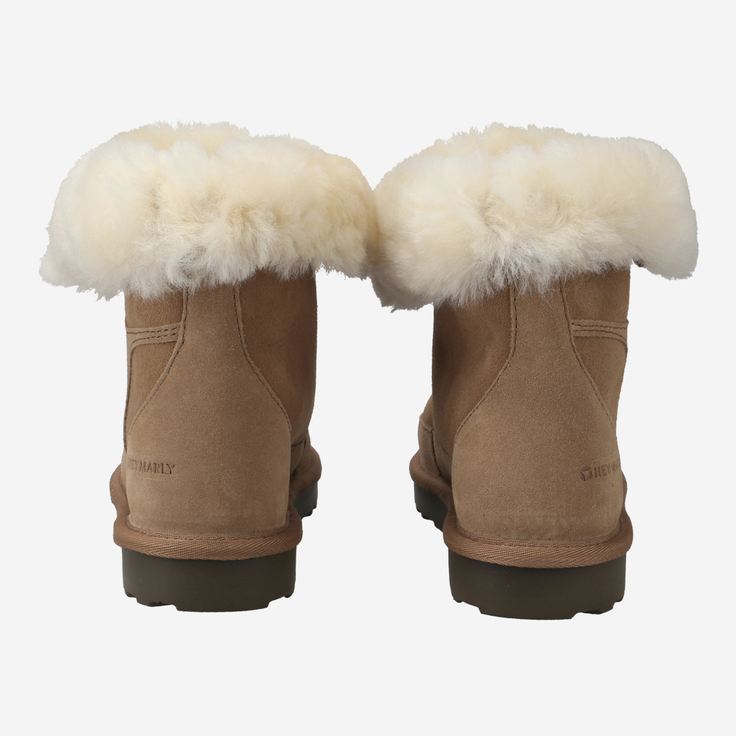 Hey Marley WINTERBOOT COZY - Braun/ Chestnut - Seitenansicht