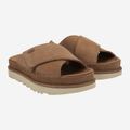 UGG australia GOLDENSTAR CROSS SLIDE - Braun - Seitenansicht