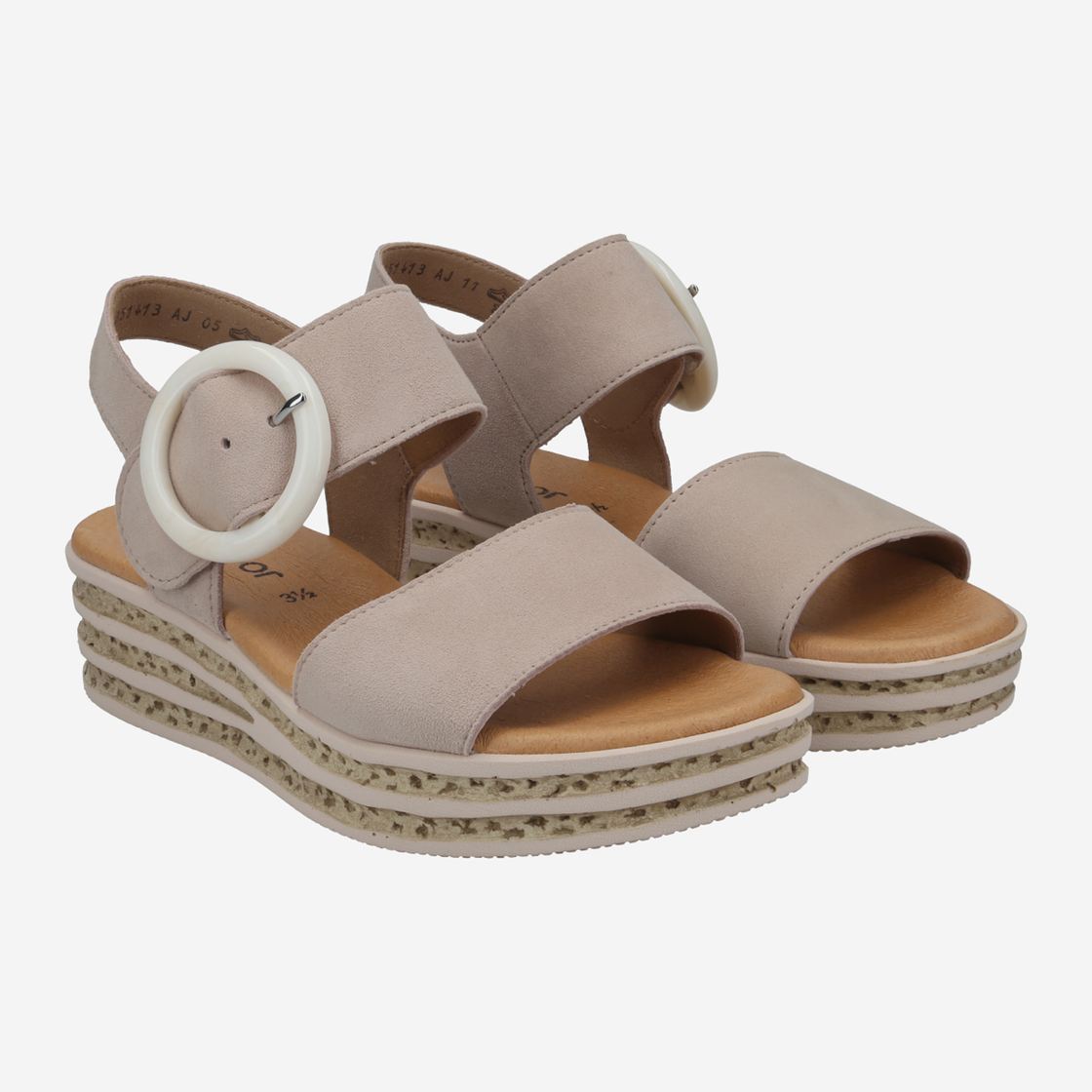 Gabor 4.550.10 - Rosé / Nude - Seitenansicht