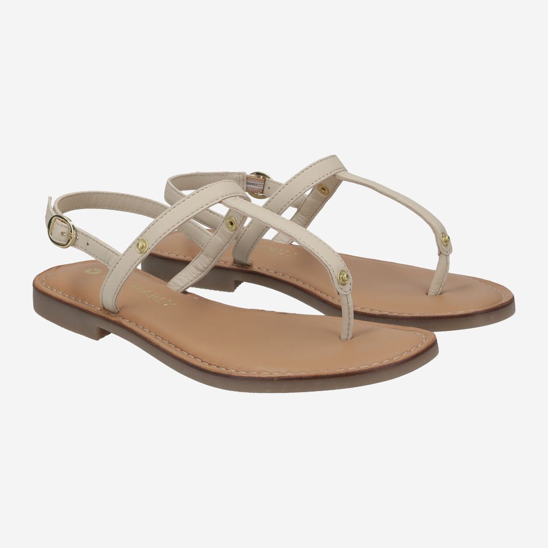 Hey Marley BASE SANDAL - Beige - Seitenansicht