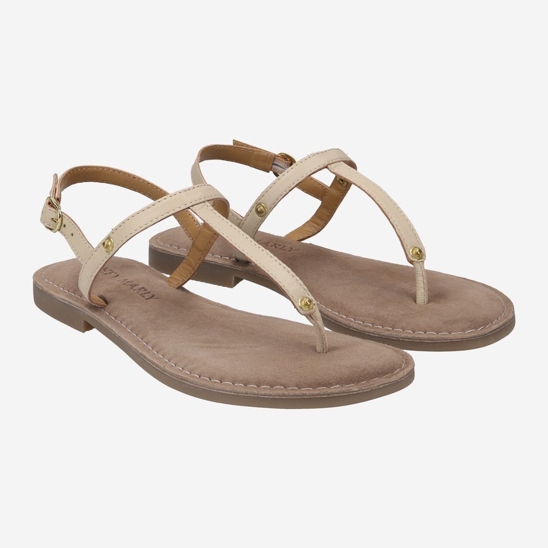 Hey Marley BASE SANDAL - Taupe - Seitenansicht