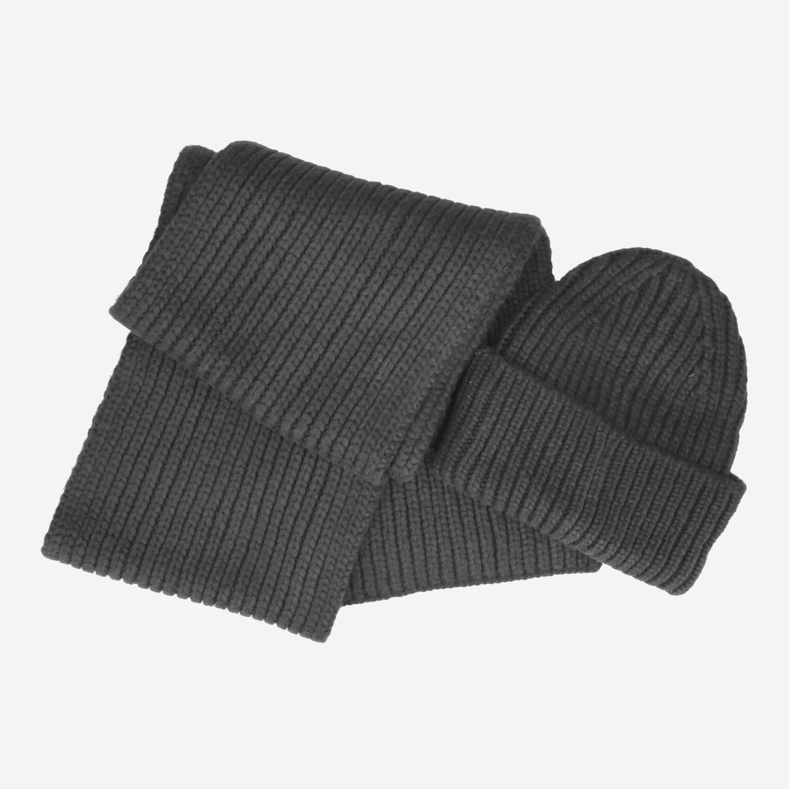 UGG australia CHUNKY RIB KNIT SET - Schwarz - Draufsicht