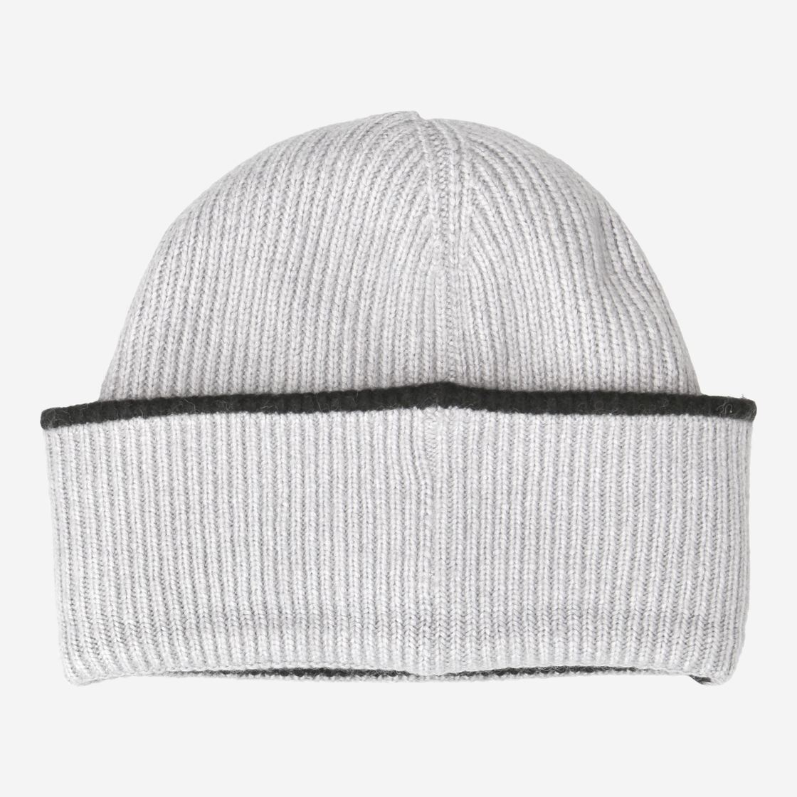 Hey Marley COZY BEANIE - Schwarz / Grau - Draufsicht