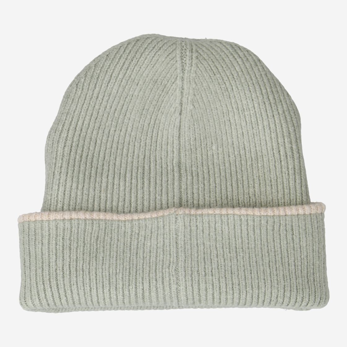 Hey Marley COZY BEANIE - Beige / Grün - Draufsicht