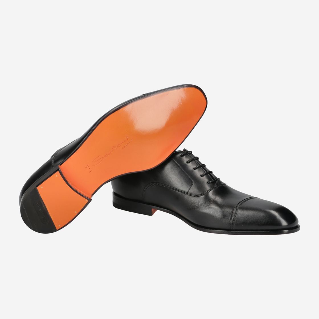 Santoni 17801 N01 - Schwarz - Draufsicht