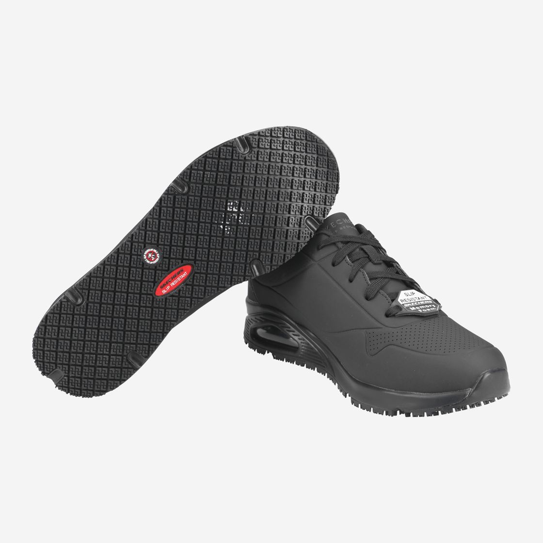 Skechers UNO SR - Schwarz - Draufsicht