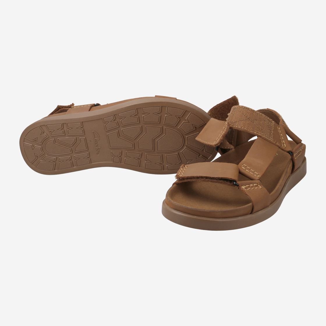 Clarks Sunder Range - Braun - Draufsicht