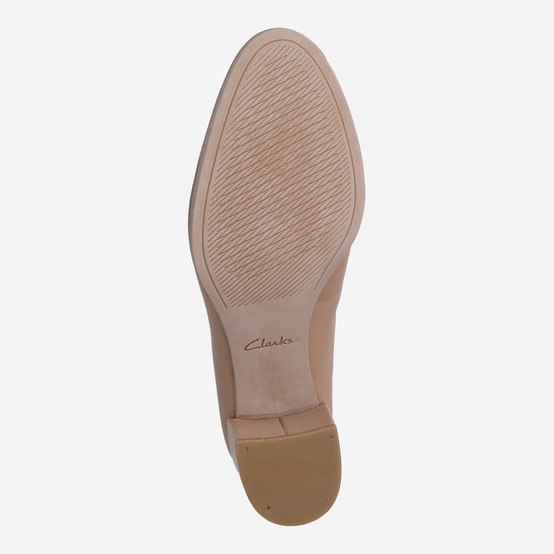 Clarks Freva55 Court - Beige / Praline - Draufsicht