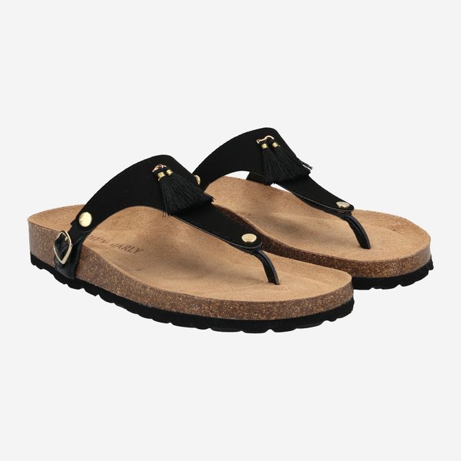 Hey Marley BASE SANDAL - Schwarz - Draufsicht