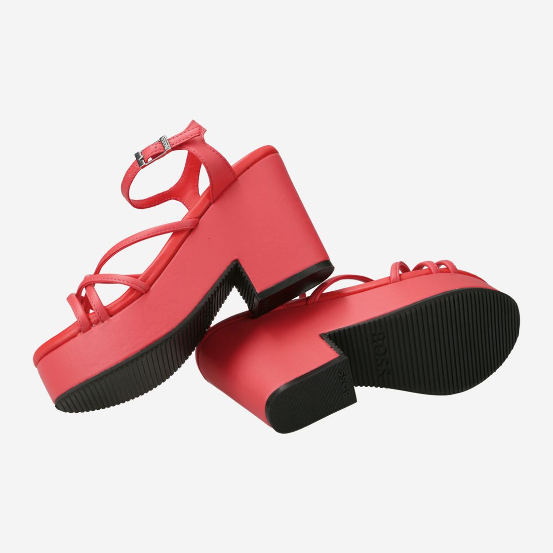 Boss CATE WEDGE SANDAL - Pink - Draufsicht