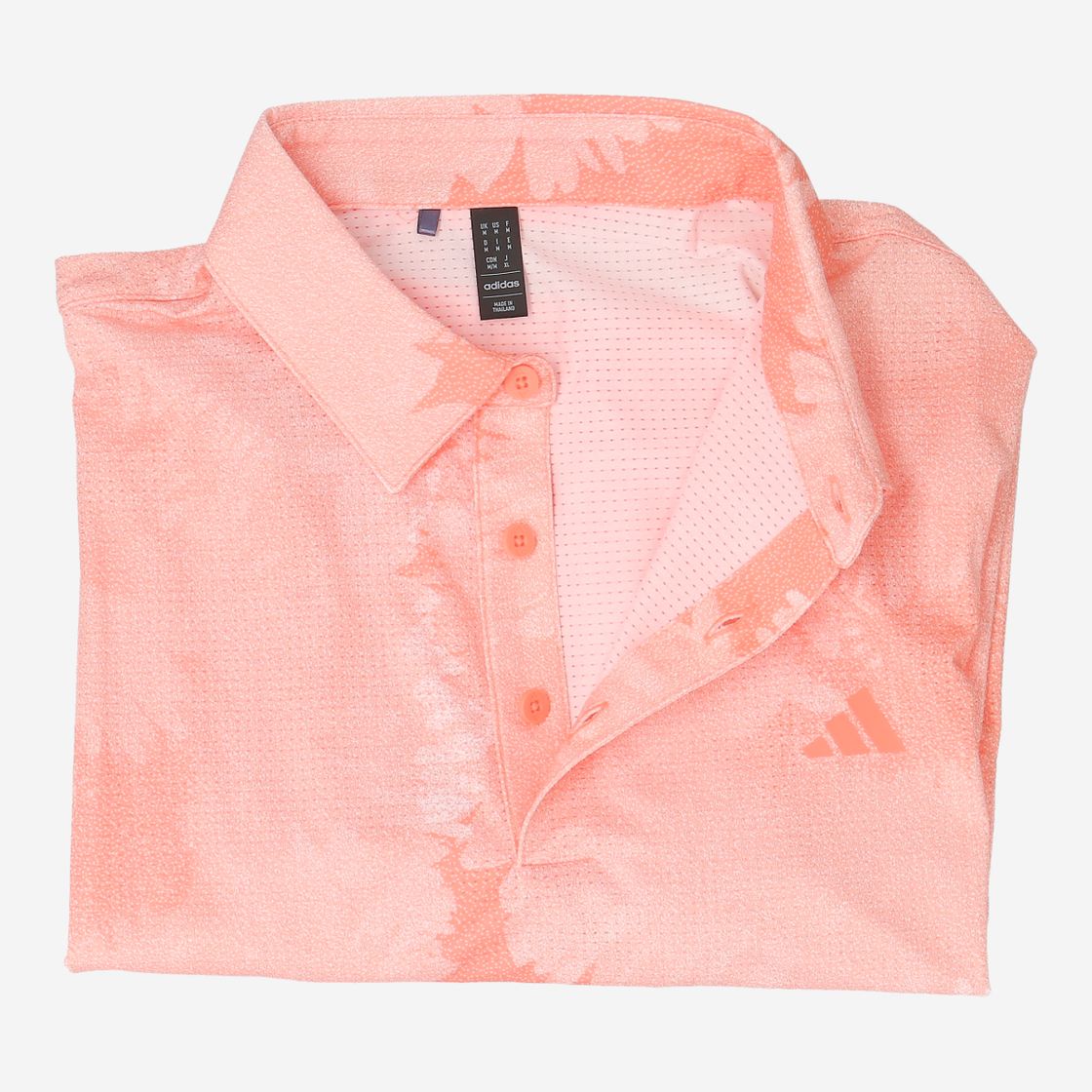 FLOWER MESH POLO - Orange - Draufsicht