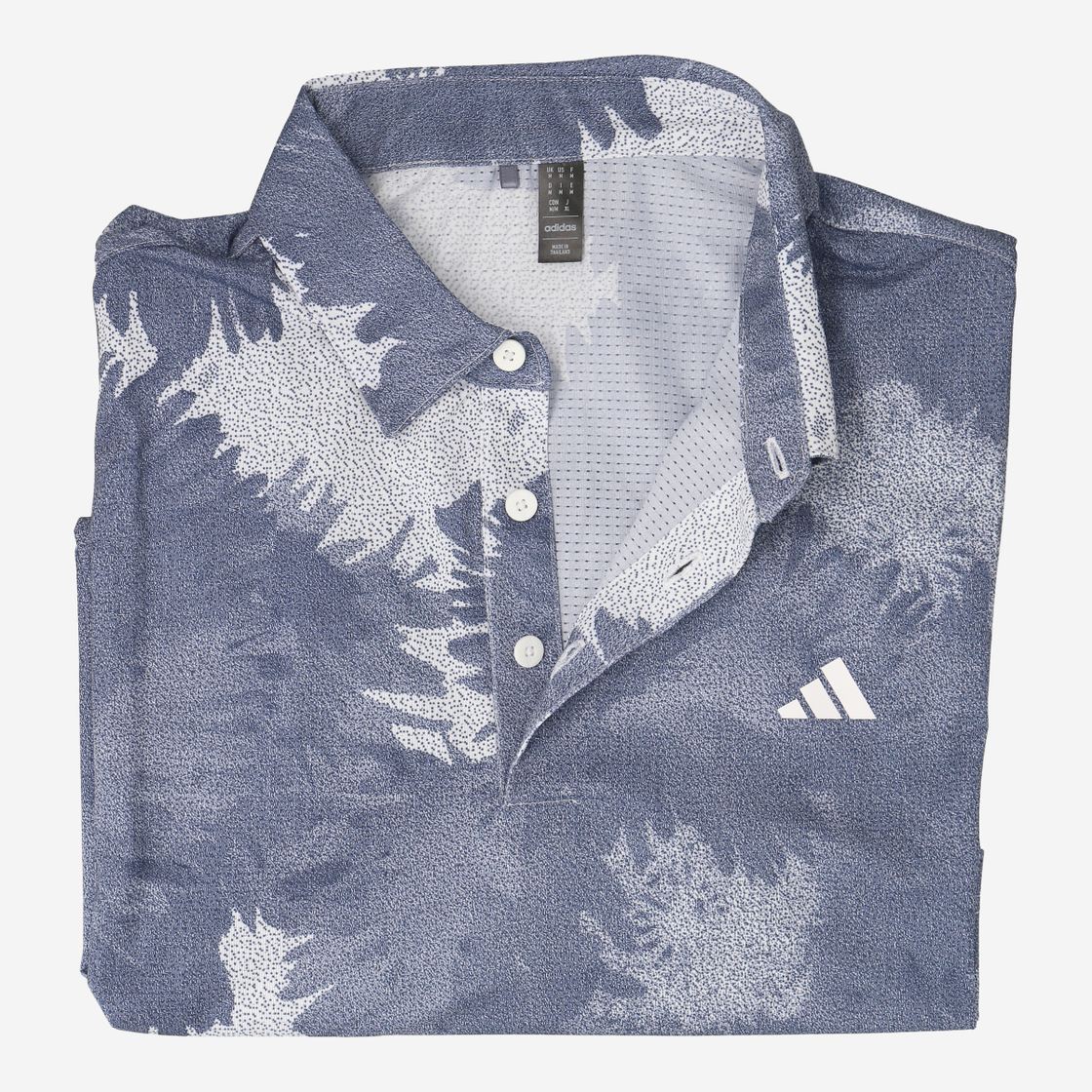 Adidas FLOWER MESH POLO - Blau, kombiniert - Draufsicht